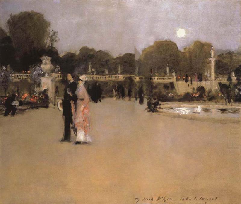 The Luxembourg Gardens at Twilight, John Singer Sargent